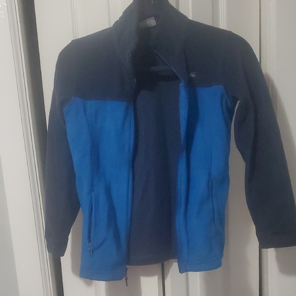 Columbia Boys Blue and Navy Zip-Up Jacket, Medium